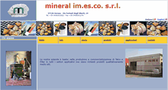 Desktop Screenshot of mineralimesco.it